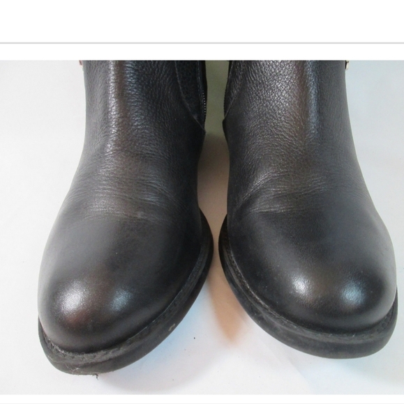 NEW VINCE CAMUTO BOCA BLACK GENUINE LEATHER KNEE HIGH BOOTS SIZE 12 - Picture 4 of 11